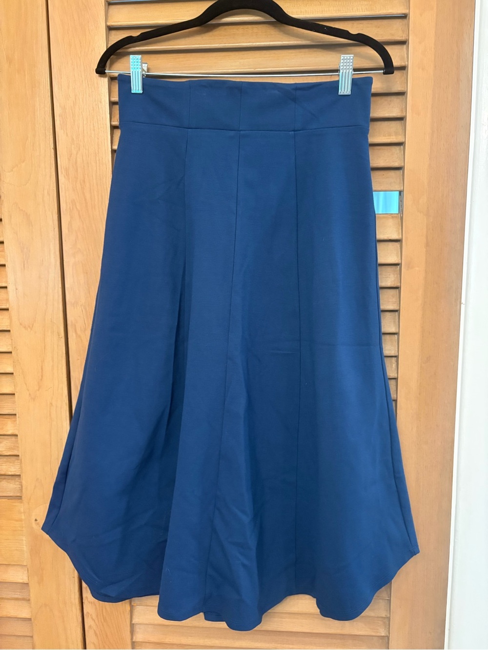 Anthropologie Maeve Midi Skirt Blue Sz 6